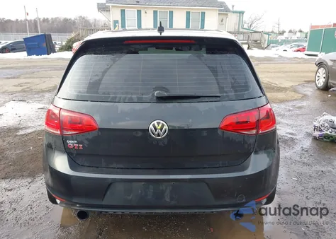 2015 Volkswagen Golf Gti 2.0T Se W/Performance Package 4-Door from USA, damaged, VIN 3VW547AU1FM056990